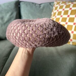 Anthropologie Purple Beret